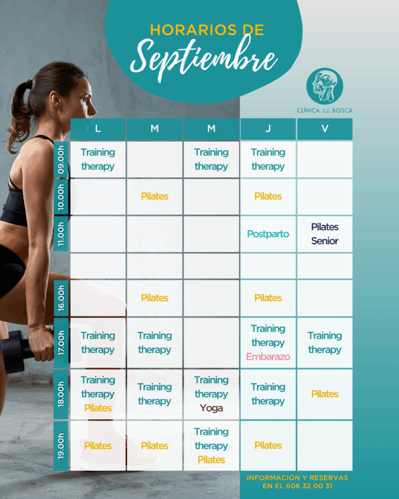 Horario septiembre